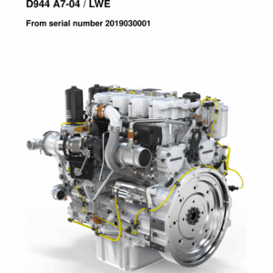 Liebherr D944 A7–04 LWE (Electronic Common Rail) Engine Operators Manual