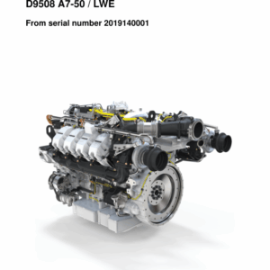 Liebherr D9508 A7-50 LWE (Electronic Common Rail) Diesel Engine Operators Manual