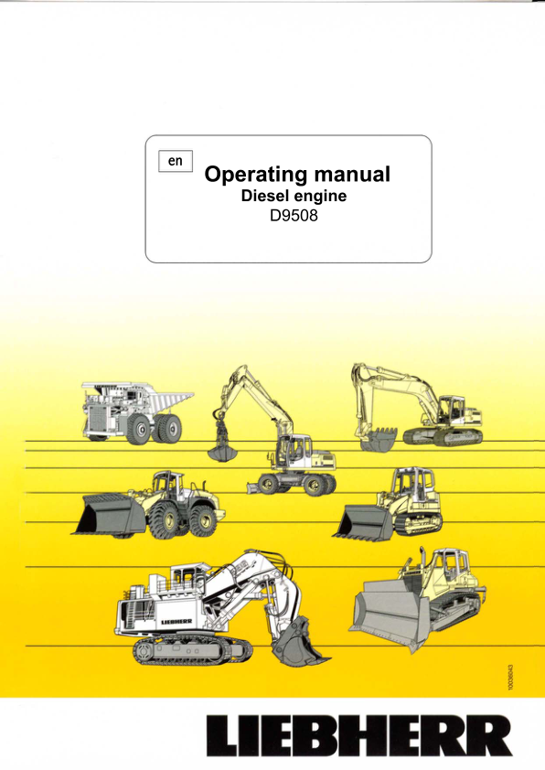 Liebherr D9508 Diesel Engine Operators Manual
