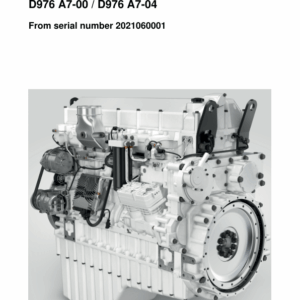 Liebherr D976 A7-00, D976 A7-04 Diesel Engine Operators Manual