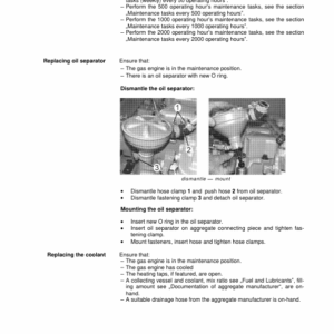Liebherr G9408 Gas Engine Operating Manual - Image 2