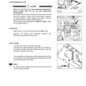 Liebherr A308 Hydraulic Excavator Operators Service Repair Manual - Image 3