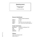Liebherr A309 Litronic Excavator Operators Service Repair Manual - Image 3