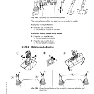 Liebherr A309 Litronic Excavator Operators Service Repair Manual - Image 4
