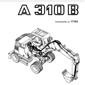 Liebherr A310B Hydraulic Excavator Operators Service Repair Manual - Image 3