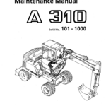 Liebherr A310 Hydraulic Excavator Operators Service Repair Manual - Image 2