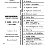 Liebherr A914 B Litronic Excavator Operators Service Repair Manual - Image 2