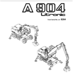 Liebherr A904 Litronic Excavator Operators Service Repair Manual