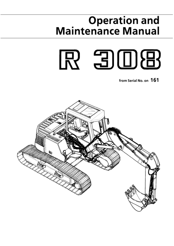 Liebherr R308 Hydraulic Excavator Operators Service Repair Manual