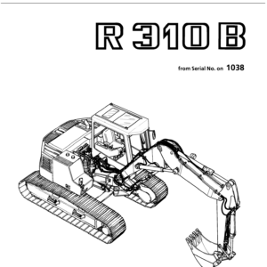 Liebherr R310B Hydraulic Excavator Operators Service Repair Manual