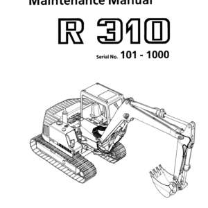 Liebherr R310 Hydraulic Excavator Operators Service Repair Manual