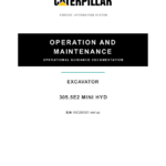 Caterpillar CAT 305.5E2 Mini Hydraulic Excavator Service Repair Manual (WE200001 and up) - Image 2
