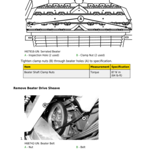 John Deere 9540i CTS, 9560i CTS, 9580i CTS, 9640i CTS, 9660i CTS, 9680i CTS, 9780i CTS Combines Repair Manual - Image 4