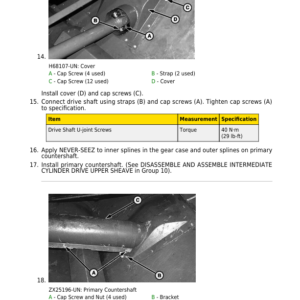 John Deere 9540 WTS, 9560 WTS, 9580 WTS , 9640 WTS, 9660 WTS, 9680 WTS Combines Repair Technical Manual - Image 4