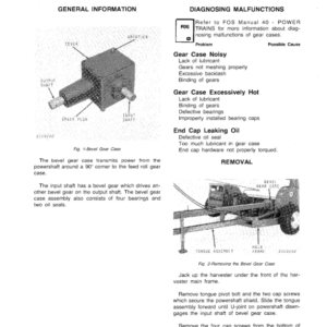 John Deere 34, 35, 38, 3800 Forage Harvester Gear Cases Repair Technical Manual (TM1104) - Image 3