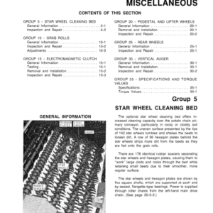 John Deere 4300 Beet Harvester Repair Technical Manual (TM1120) - Image 3
