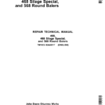 John Deere 468, 468 Silage Special, 568 Round Balers Repair Technical Manual (TM1035) - Image 1
