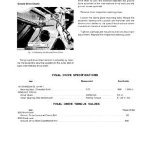 John Deere 800, 830 Self Propelled Windrowers Repair Technical Manual (TM1050) - Image 2