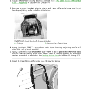 John Deere TeamMate V 1400 & 1600 Series (SN 2516P & 2526P) Inboard Planetary Axles Component Technical Manual (CTM129119) - Image 3