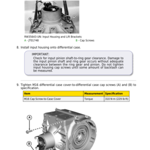 John Deere TeamMate V 1400 & 1600 Series (SN 2516P & 2526P) Inboard Planetary Axles Component Technical Manual (CTM129119) - Image 4