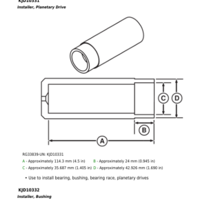 John Deere Main Engine Gear Case P1K and S1K Cotton Component Technical Manual (CTM159019) - Image 4