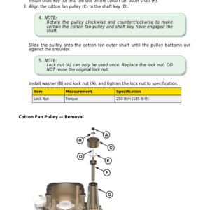 John Deere Main Engine Gear Case for CP550, CP570 Cotton Picker Component Technical Manual (CTM179919) - Image 3