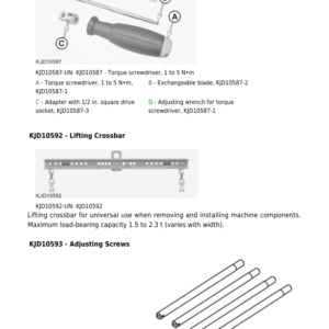 John Deere Special Tools for 6MC, 6RC, 6M, 6R Series Tractor Component Technical Manual (CTM404019) - Image 3