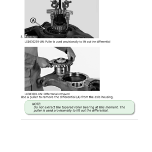 John Deere Two-Piece Front-Wheel Drive Axles 730 to 755 (Version 2), 6R, 6M, and 6RCMC Component Technical Manual (CTM412719) - Image 5