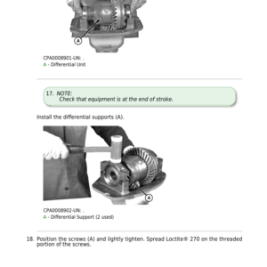 John Deere DANA 725,730 and 733 (Manufactured by Tianjin) Front-Wheel Drive Axles Two-Piece Component Technical Manual (CTM704919) - Image 3