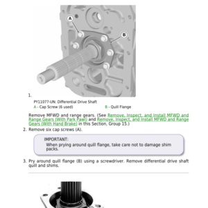 John Deere 12x12 and 24x12 PowrReverser Transmission Component Technical Manual (CTM900519) - Image 2