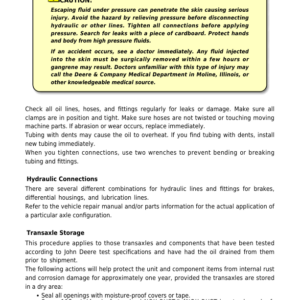 John Deere PowrReverser Transmission Component Technical Manual (CTM901219) - Image 2
