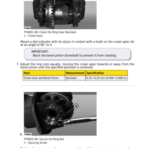 John Deere One-Piece Front-Wheel Drive Axles (725-5E and 730-5M) Component Technical Manual (CTM904119) - Image 5