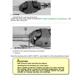 John Deere One-Piece Front-Wheel Drive Axles (725-5E and 730-5M) Component Technical Manual (CTM904119) - Image 3