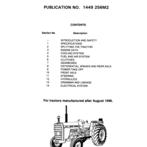Massey Ferguson 231S, 241 Tractor Service Repair Manual