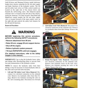 Mustang Manitou 1900R, 2200R, 2600R Skid Steer Loader Service Repair Manual - Image 4