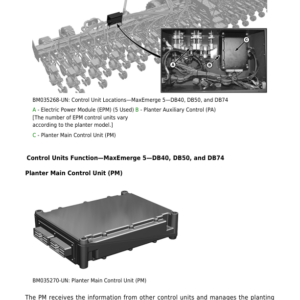 John Deere DB40, DB50, DB74, DB90 Series Planters Service Repair Manual (Built in South America) - Image 3