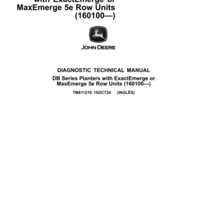 John Deere DB40, DB50, DB74, DB90 Series Planters Service Repair Manual (Built in South America) - Image 2