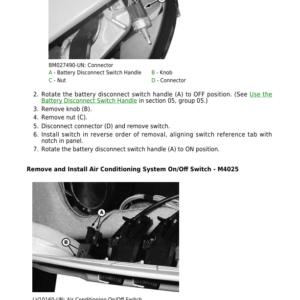 John Deere M4025 Self-Propelled Sprayer Service Repair Manual - Image 4
