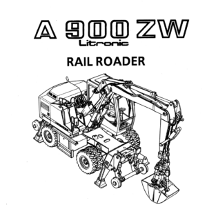 Liebherr A900 ZW Litronic Excavator Operators Service Repair Manual - Image 2