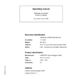 Liebherr A914 C Litronic Excavator Operators Service Repair Manual - Image 2
