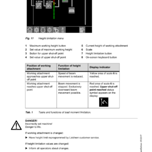 Liebherr A914 Compact Hydraulic Excavator Operators Service Repair Manual - Image 5