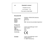 Liebherr A914 Standard Hydraulic Excavator Operators Service Repair Manual - Image 2
