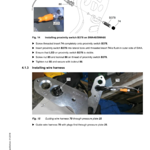 Liebherr A914 Standard Hydraulic Excavator Operators Service Repair Manual - Image 4