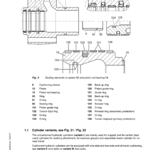 Liebherr A916 Compact Hydraulic Excavator Operators Service Repair Manual - Image 3