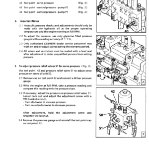 Liebherr A922 Hydraulic Excavator Operators Service Repair Manual - Image 4