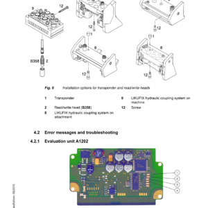 Liebherr A928 Standard Hydraulic Excavator Operators Service Repair Manual - Image 5