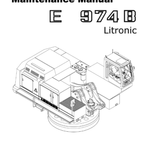 Liebherr ER974 B Hydraulic Excavators Operators Service Repair Manual - Image 2