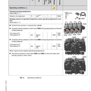 Liebherr LH150 C Hydraulic Excavator Operators Service Repair Manual - Image 4