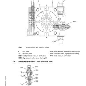 Liebherr LH30 C Hydraulic Excavator Operators Service Repair Manual - Image 4
