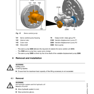 Liebherr LH30 M Hydraulic Excavator Operators Service Repair Manual - Image 4